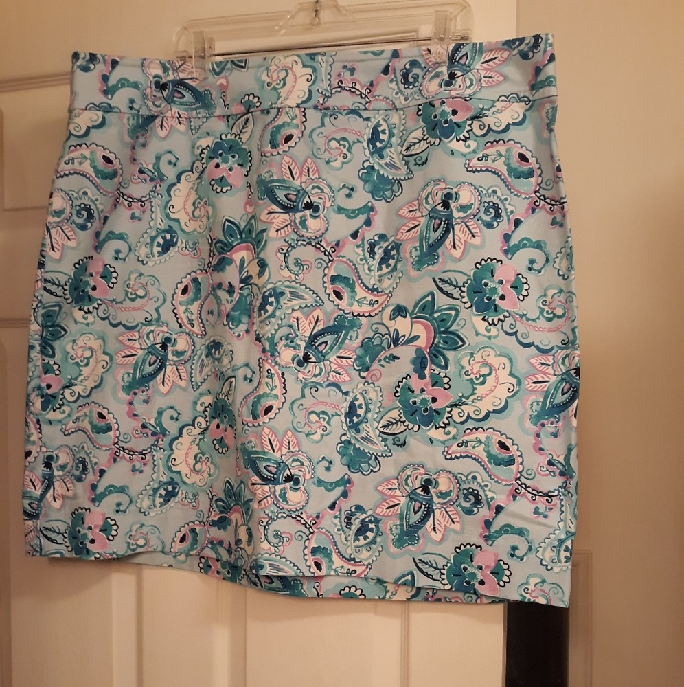 Talbots Paisley Print Skirt
